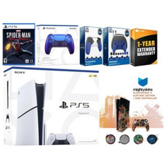 Sony PS5 Slim Disc with Spider-Man Miles Morales Extra Volcanic Red Controller