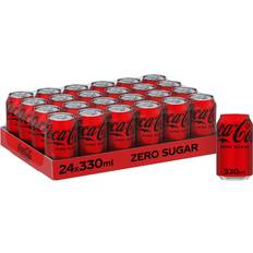 Cola zero Coca-Cola Zero Sugar 24 x 330ml Cans 33cl 24pack
