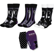One Size - Unisex Strumpor Wednesday Socks 3-Pack - Flerfärgad