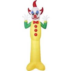 Smiffys Halloween Dekoration Aufblasbarer Clown 3m