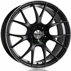 Monaco Mirabeau Matt Black Polished 8x18 5/112 ET45 B73.1