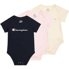 68/74 Bodys Barnkläder Champion Body 3-pack - Rosa/Marinblå/Beige