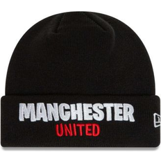 New Era Youth Black Manchester United Wordmark Cuffed Knit Hat