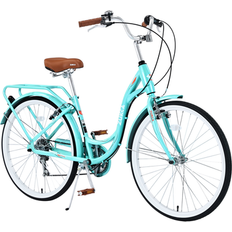 City Bikes Aukfa 26 Cruiser 7 Speed Bicycle Hybrid Bike Women's Bike