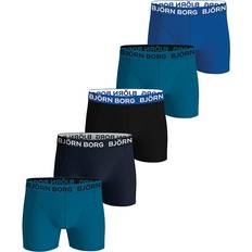 Björn borg kalsonger barn Barnkläder Björn Borg Cotton Stretch Boxers 5-pack - Svart/Blå
