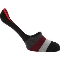 Universal Textiles Mens Cotton Rich Striped Shoe Liner Socks