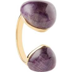 Smycken Pdpaola Women's Stone Gravity Ring - Gold/Purple