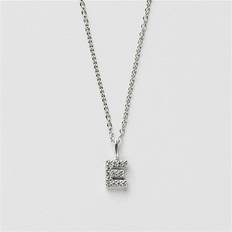 Smycken Safira E Sparkle Bokstav Halsband