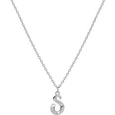 Smycken Maanesten Alphabet Necklace S - Silver Sterling 925