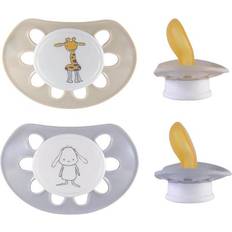 Esska Barn- & Babytillbehör Esska Classic 4+m Latex Beige 2-pack