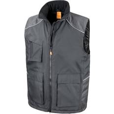 3XL Work Vests Result Work-Guard Mens Vostex Vest - Black