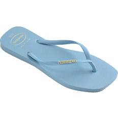 Havaianas Slippers & Sandals Havaianas Slim Square Logo Flip Flop - Blue