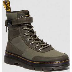 Green Lace Boots Dr. Martens Combs Tech II Wyoming Leather Utility Boots - Green