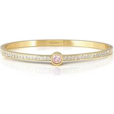 Nomination Armband Nomination Pretty Bangles - Gold/Pink Circle Crystal