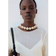 Mango Maxi Ball Necklace - Beige