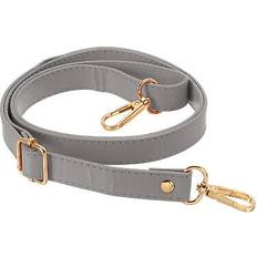 Leather Bag Accessories Uxcell Adjustable Leather Purse Strap - Grey