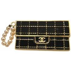 Chanel Smycken Chanel Preloved Style Pearl Handbag Brooch - Black