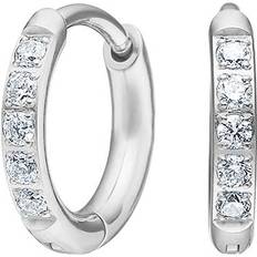 Titanium Øreringe Nordahl Andersen Pure Titanium Nikkelfri Hoops Zirkonia - 8 mm