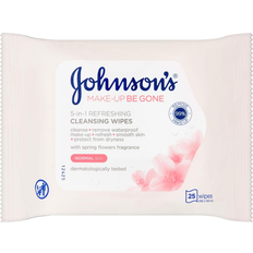 Johnson's Gentle Makeup Remover Refreshing Wipes - 25 Count Pack