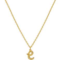 Maanesten Halskæder Maanesten Alphabet Halskæde - Guld