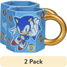 Zak Designs Sculpted Sonic The Hedgehog 2 Pack Cup & Mug