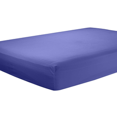Textiles Clara Clark Fitted Extra Deep Pocket Full Royal Bed Sheet Blue