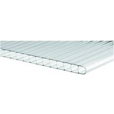 Wickes 10mm Twinwall Polycarbonate Sheet 900 x 3000mm Clear