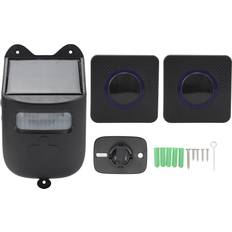 Security Vestidos Driveway Alarm Long Range 120 Degree Detection Solar Powered Doorbell