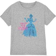 Cinderella Childrens Turn Up Your Magic T-Shirt - Heather