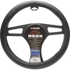 Steering Wheel Cover Trophy 1 - 37-39cm Black Eco-Leather SR CVT1N
