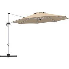 Costway Beige Rotating Outdoor Umbrella 325 cm 212 x 33 x 18 cm