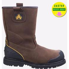 Brown Safety Boots Amblers Safety Fs223 Waterproof Boots - Brown