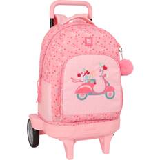 Multicoloured School Bags Moos Passion Multicolour School Rucksack with Wheels - 33 x 45 x 22 cm