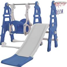 Living and Home Multifunctional Kids Swing Slide Set 49 x 94 x 28 cm