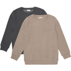 Minymo Sweatshirts Minymo Sweatshirt 2-pack - Fossil