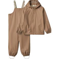Brown Rainwear Wheat Kids' Charlie Rainwear Set - Hazel