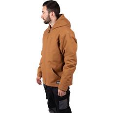 Gold Outerwear Caterpillar Hooded Sherpa Lined Jacket - Bronze