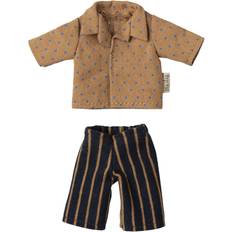 Dockor & Dockhus på rea Maileg Shirt And Striped Pants Dad Mouse H15 x W8 x D1.5 cm