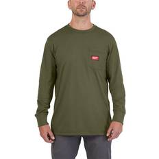 Arbetsöverdelar Milwaukee Kortærmet Arbejds T-Shirt - Grøn