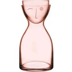 850 ml rosa mit Trinkglas 2 El.