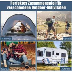 Cwy Camping Liggunderlag Memory Foam Madrass