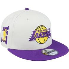 New Era NBA Beige Snapback Keps Los Angeles Lakers 9FIFTY Ivory/Purple