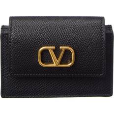 Valentino Card Cases Valentino Vlogo Signature Leather Card Holder