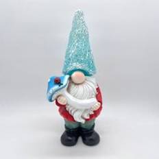 Garden & Outdoor Environment BRIGHT GARDEN Blue Mushroom Gonk Solar Light Ornament Decoration 20 Warm White LED 46 cm