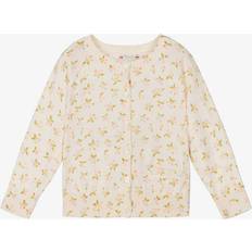 Cardigans Children's Clothing on sale Bonpoint Girls Ivory Cherry Print Cotton Cardigan - Ivory