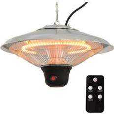 OutSunny 1500W Patio Heater Outdoor Ceiling Mounted Aluminium Halogen Electric Hanging Heating Light