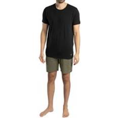 Lyle & Scott Svarta Underkläder Lyle & Scott Charlie Lounge Pyjama Set Black/Beetle