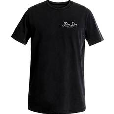 Jd Lettering Short Sleeve T-shirt - Black/White