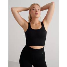 Ribbad BH:ar aim'n Bh-topp Ribbed Seamless Shaping Bralette - Svart