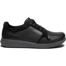 New Feet Lave sko New Feet Snøresko I Sort Glat Skind - 47